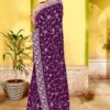 Purple Saree