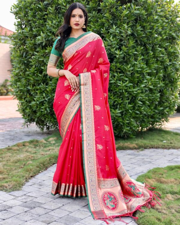 Pink Saree