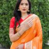 Orange Saree