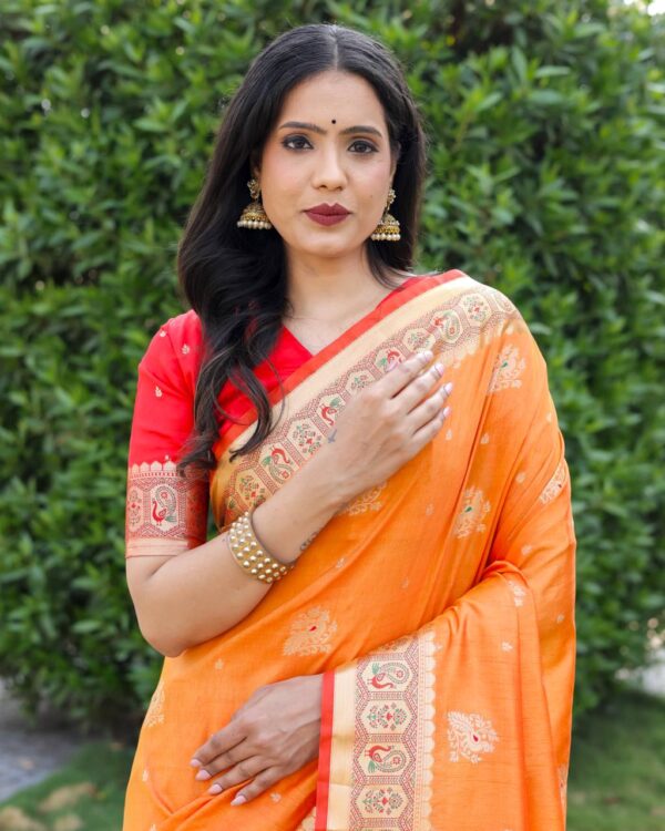 Orange Saree