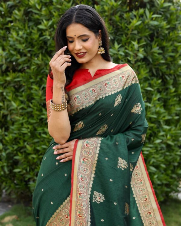 Green Saree