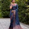 Blue Saree