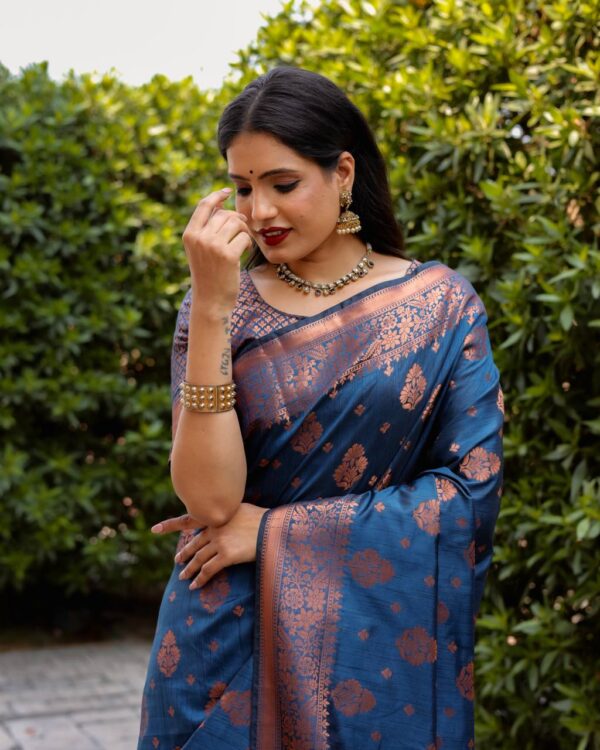 Blue Saree