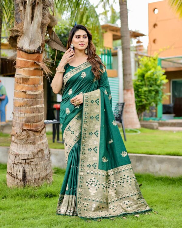 Green Saree