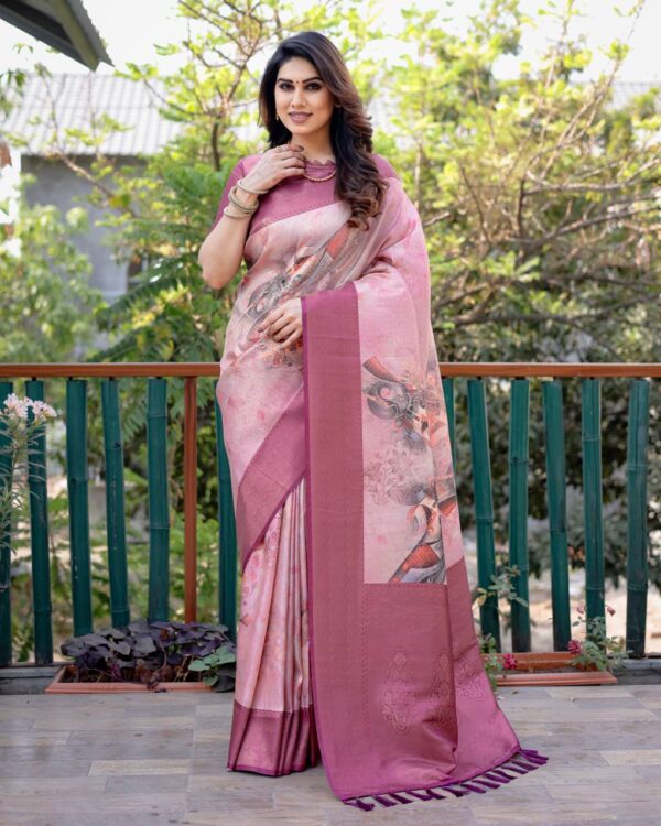 Pink Saree