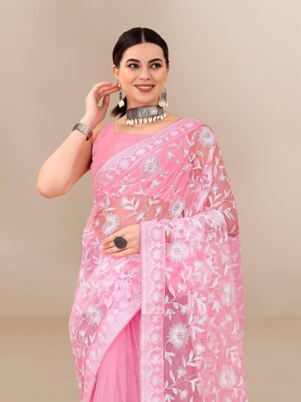 Pink Saree