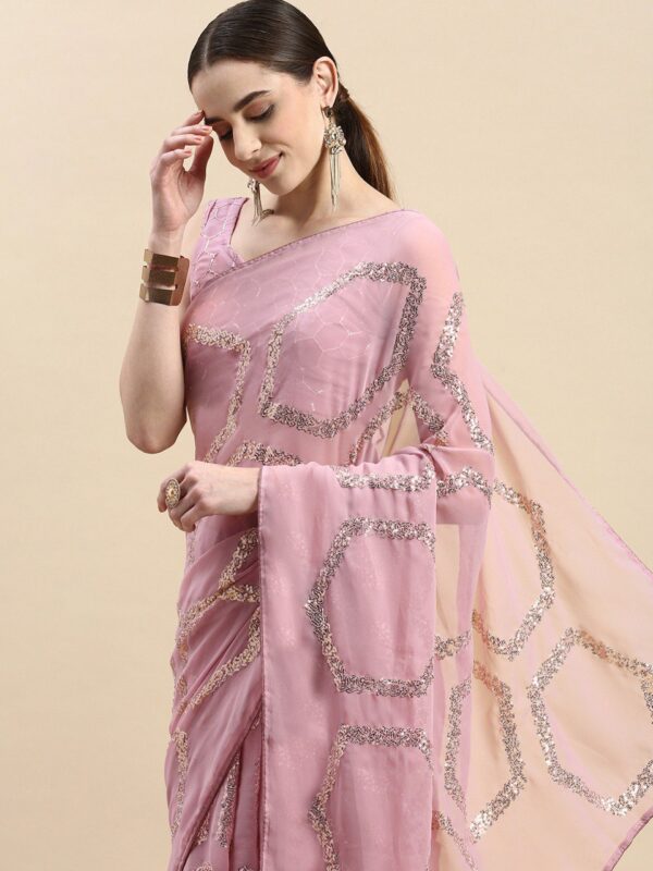 Pink Saree