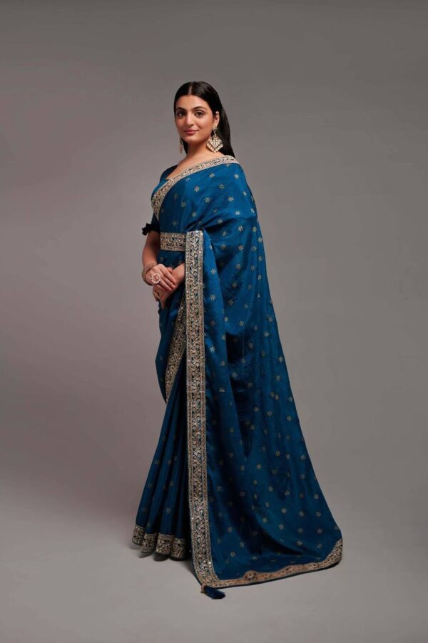 Blue Saree