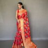 Banarasi Traditional Wedding Red Saree