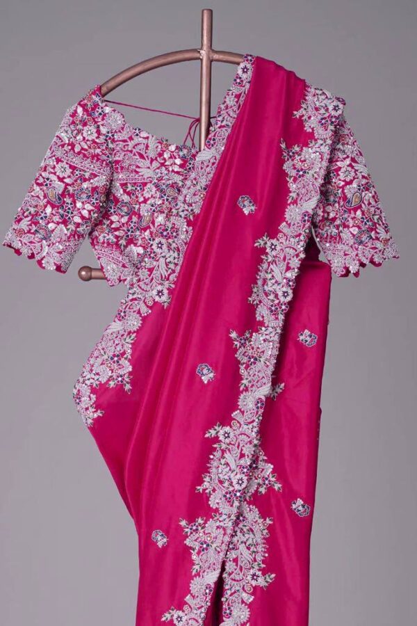 Pink Saree