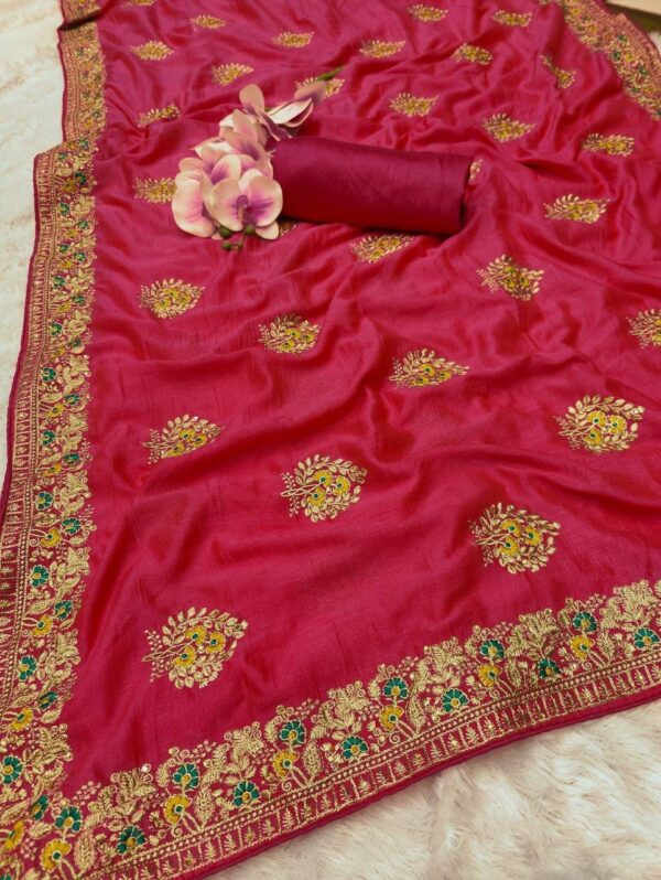 Pink Saree