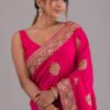 Pink Saree