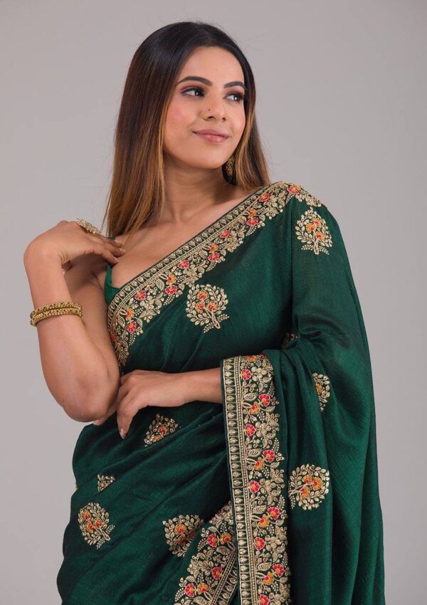 Green Saree