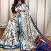 Formal Festival Women's White Saree