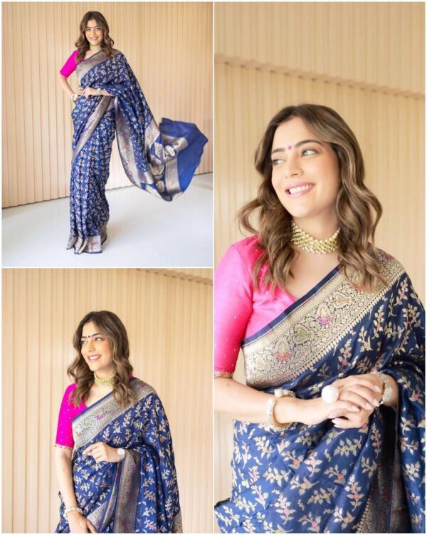 Blue Saree