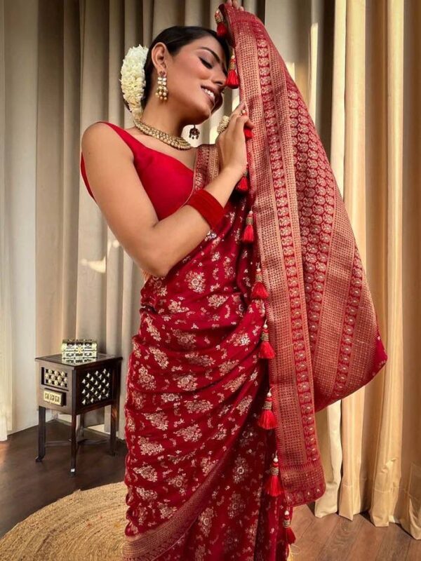 Red Saree