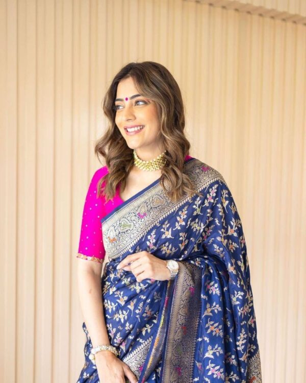 Blue Saree