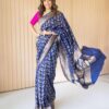 Silk Designer Bollywood Blue Saree