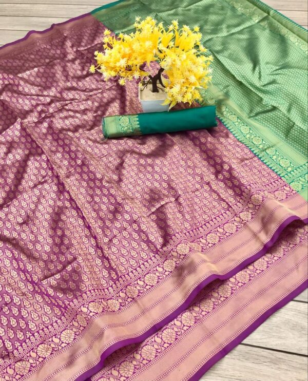 Purple Saree