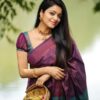 Purple Saree