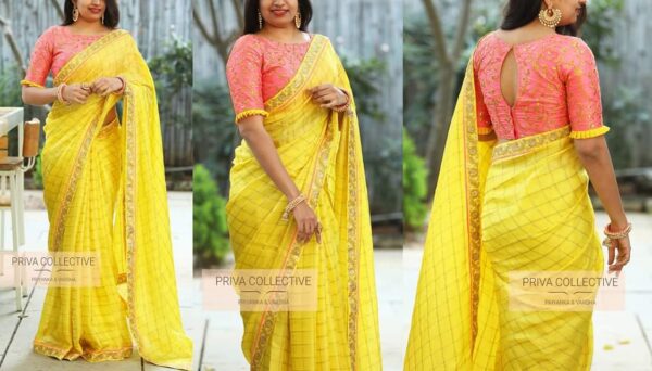 Yellow Saree