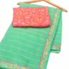 Pista Saree