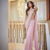 Bollywood Sequence Fancy Pink Saree