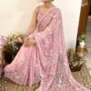 Pink Saree