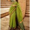 Luxury Wedding Mahendi Silk Saree