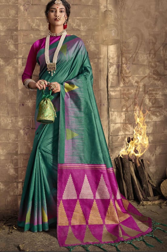 Silk Saree With Fancy Design Pallu