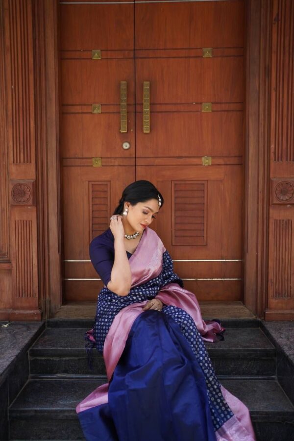 Blue Saree