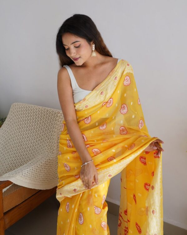 Yellow Saree