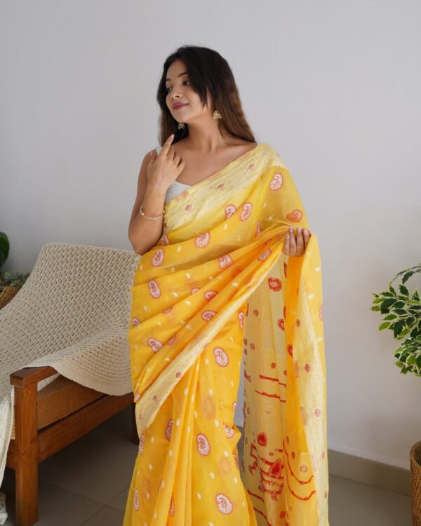 Yellow Saree