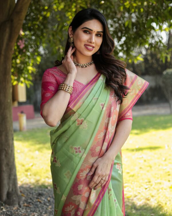 Green Saree