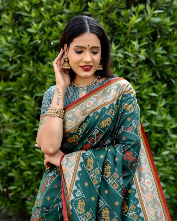 Green Saree