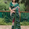 Silk Traditional Badhni Multi Saree