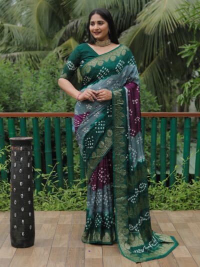 Badhani Design Women Multi Saree