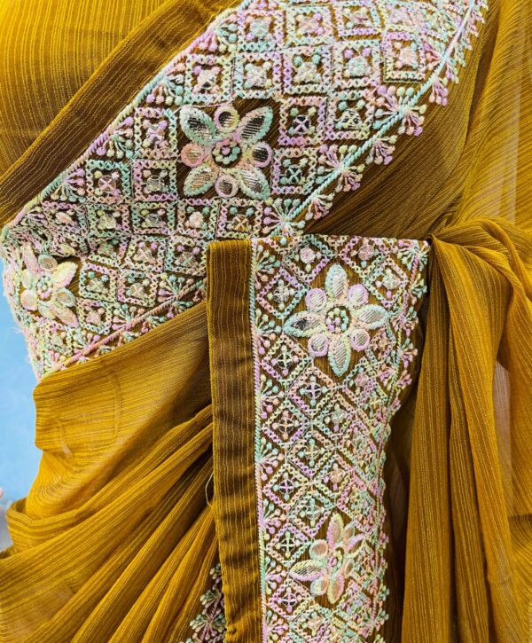 Yellow Saree