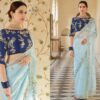 Sky Blue Saree