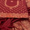Designer Women Wear Silk Red Saree