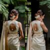 Cream Saree