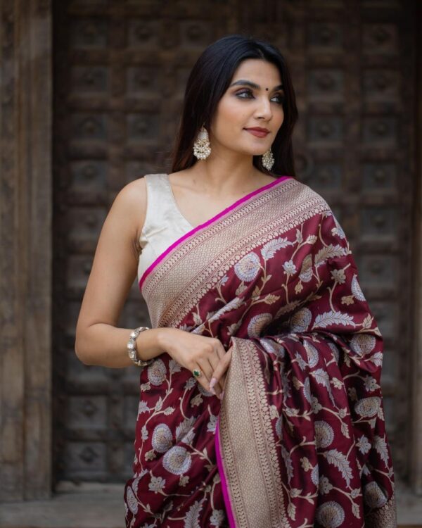 Purple Saree