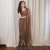 Brown Saree