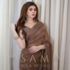 Brown Saree