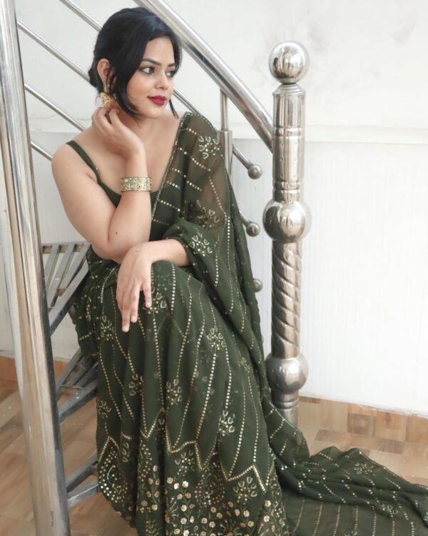 Green Saree