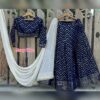 Embroidery Work Blue Lahenga Choli