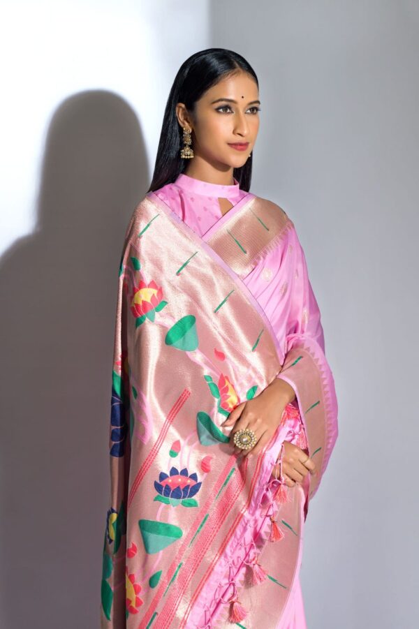 Pink Saree