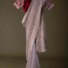 White Fancy Border Organza Saree