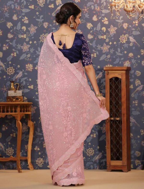 Pink Saree