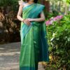 Soft Silk Wedding Green Saree